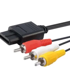 N64 to RCA Cable 6ft, 1.8 Meters Composite AV Audio Video Cords Cable