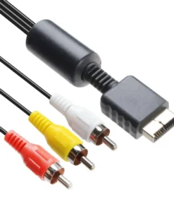PS to 3 RCA Game Console Component Accessories Connection AV Audio Video Cable