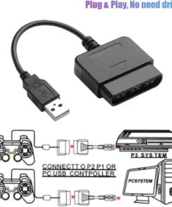 Alternative view of PS2 Controller to USB Adapter Converter