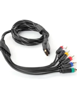 Alternative view of HDTV Component RCA Audio Video Cable for Sony PS3 PS2 Gaming Console