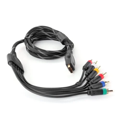 HDTV Component RCA Audio Video Cable for Sony PS3 PS2 Gaming Console - Image 2