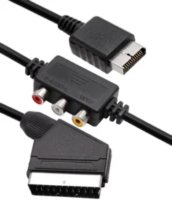 RGB Scart Cable for Sony Playstation for PS1/PS2/PS3 TV AV