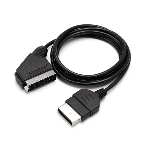 Rgb Av Hd Tv Scart Cable Lead for Xbox Original Classic New 6 Feet 1.8m - Image 2