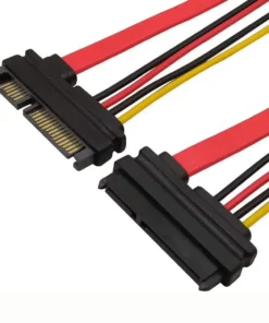 Alternative view of Serial ATA Extension Cable, Serial ATA III 3.0 22 Pin (7+15) Serial ATA Male to Female Data Power Cable