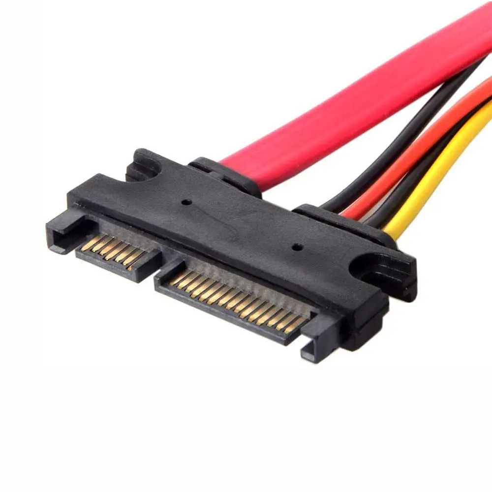 Serial ATA Extension Cable, Serial ATA III 3.0 22 Pin (7+15) Serial ATA Male to Female Data Power Cable - Image 5