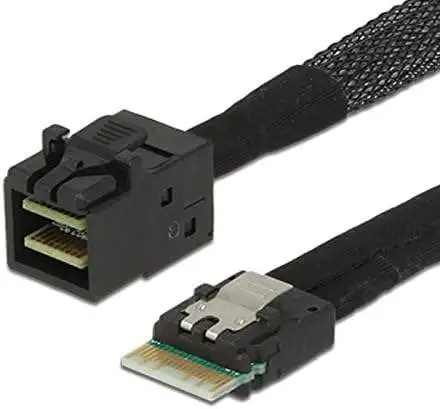 Slim SAS4.0 SFF-8654 4i 38pin Host to Hard Disk Mini SAS SFF-8643 36pin Target Cable - Image 3