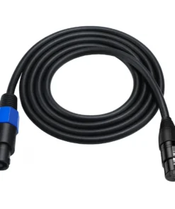 Alternative view of Speakon to XLR Cable Audio Jack Speakon Plug Male to XLR 3Pin Female Speaker Extension Cable