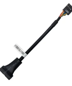 Alternative view of USB 2.0 9Pin Motherboard Female to USB 3.0 19Pin Housing Male Adapter Cable