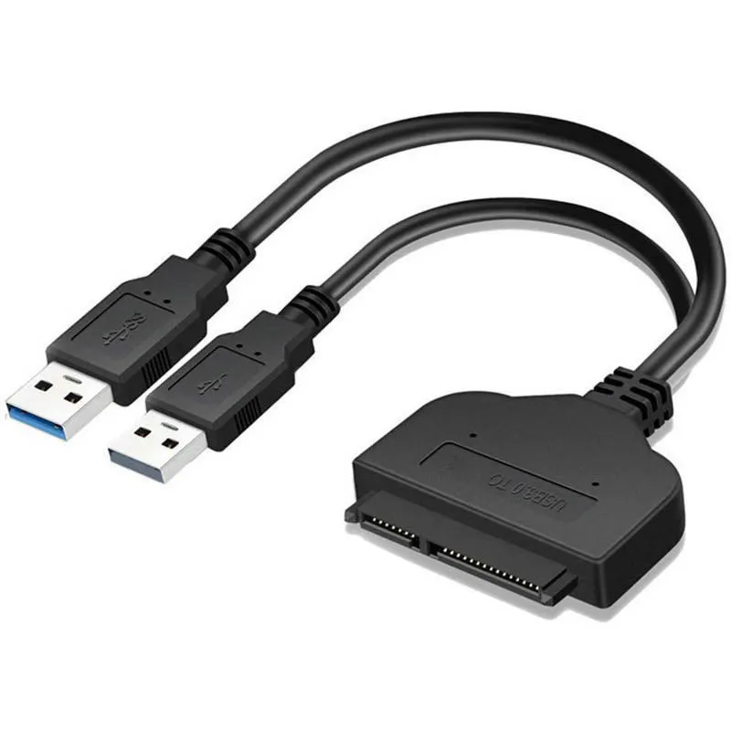 USB 3.0 Serial ATA 3 to USB 3.0 Adapter Support 2.5 Inch HDD SSD 22 Pin