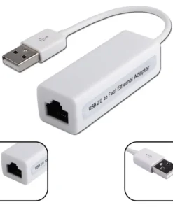 Alternative view of USB External to RJ45 Ethernet Adapter Ethernet 10/100Mb