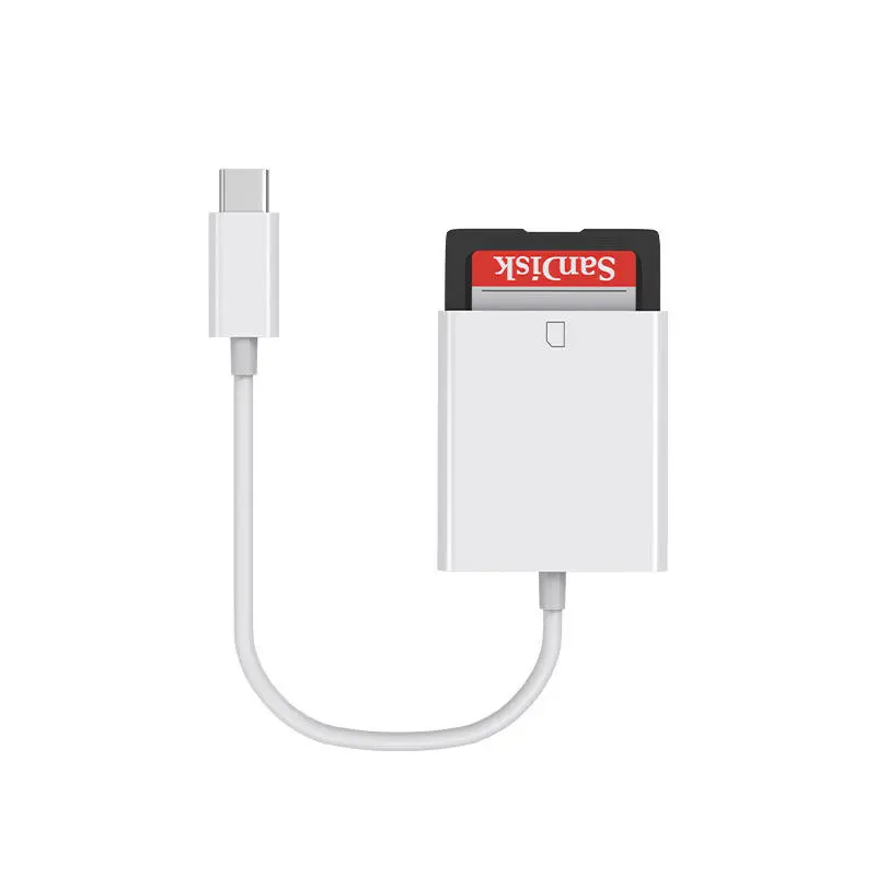 USB Type C SD Card Reader OTG Adapter Cable