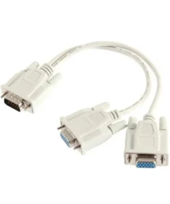 Alternative view of VGA Male to 2 Female Y Splitter Cable