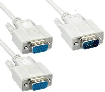 VGA Male to 2 Female Y Splitter Cable