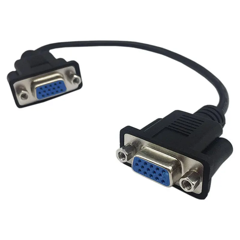 VGA SVGA 15 Pin HD15 Female to Female Gender Changer Adapter Extension Video Monitor Cable - Image 4