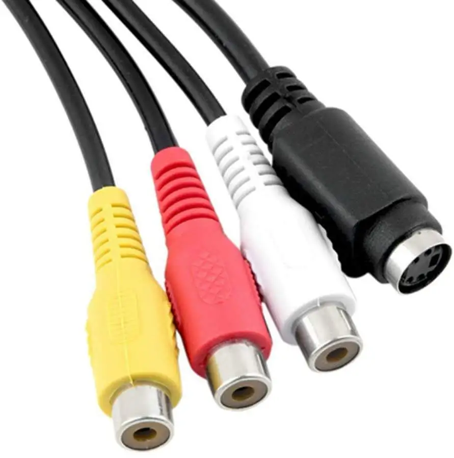 VGA to RCA Cable, VGA Male to S-Video 3 RCA Jack Female - Image 3