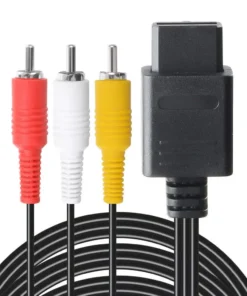 N64 AV Cable Composite Retro TV Audio Video Standard Cords Wire Cable