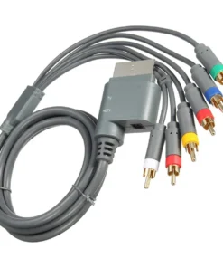 Alternative view of HD HDTV Video RCA Stereo AV Component Cable Cord for Microsoft Xbox 360, Xbox 360 Slim