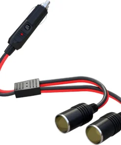 Alternative view of 1 To 2 Car Cigarette Lighter Splitter Adapter 16A