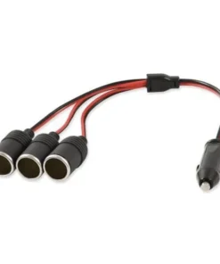 1 to 3 Car Cigarette Lighter Socket Splitter Adapter 12V 24V
