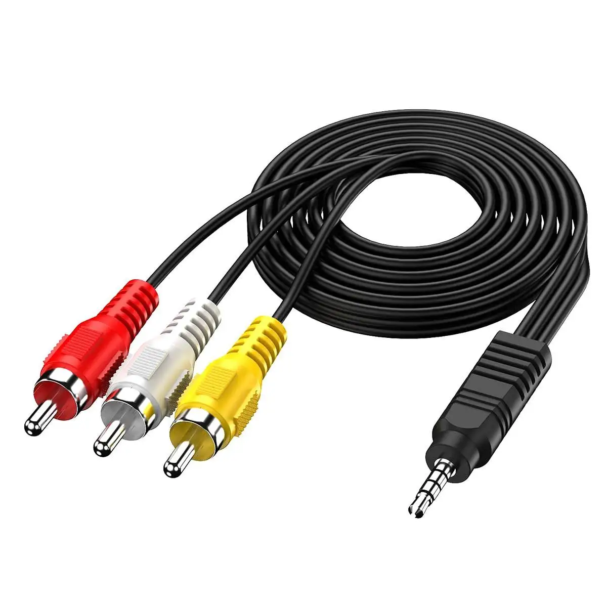 3.5 mm to 3 RCA Cable Male AV Cable Auxiliary Stereo Cord Standard Converter Wire - Image 5