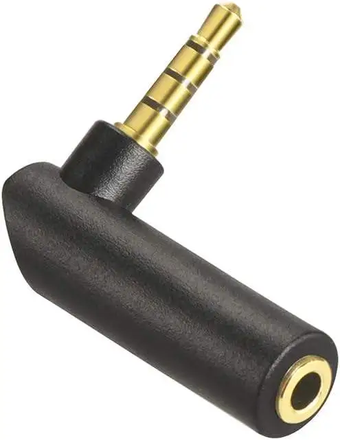 3.5mm Angle Male to Female Audio Adapter