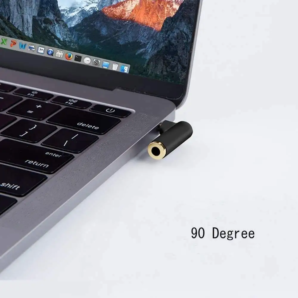 3.5mm Angle Male to Female Audio Adapter - Image 3