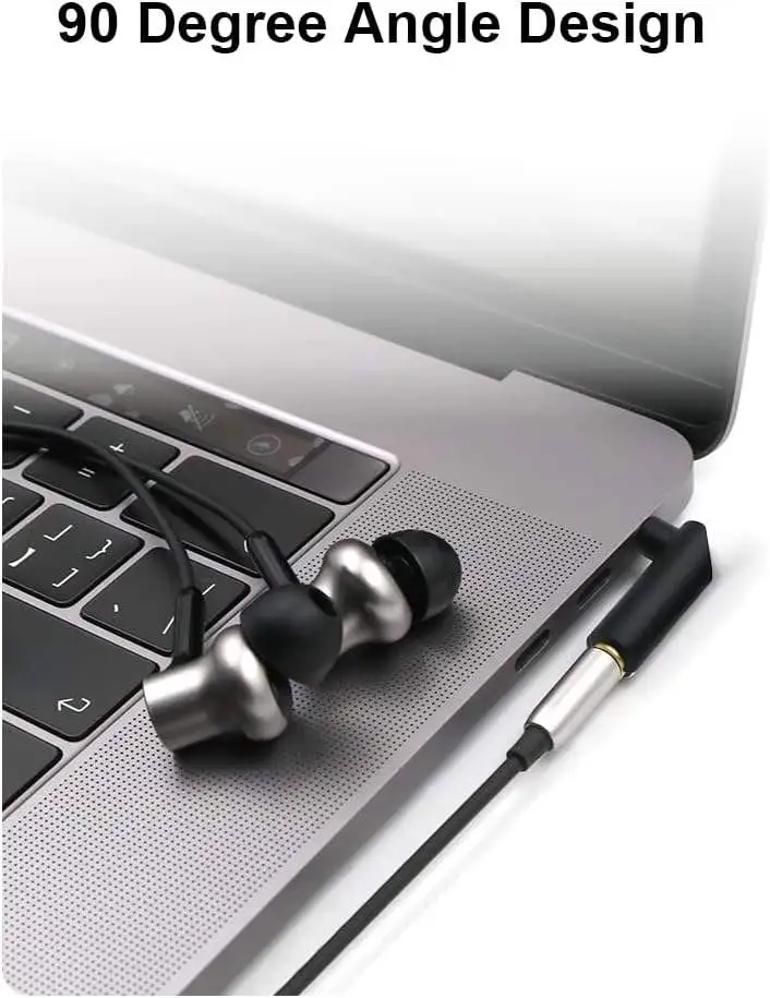 3.5mm Angle Male to Female Audio Adapter - Image 2