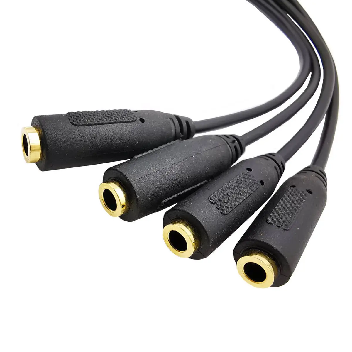 3.5mm TRRS 3 Pole 2 Rings Stereo Splitter Audio Cable - Image 3