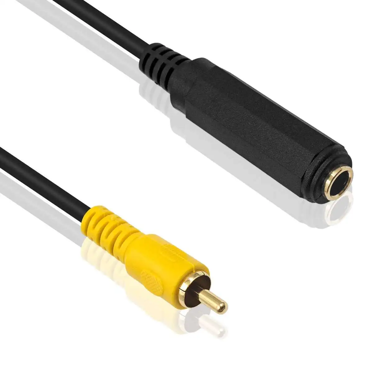 6.35mm Female to RCA Male Interconnect Audio Adapter Conversion Plug Adapter Cable - Image 3