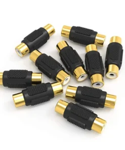Alternative view of Audio Video Gold RCA Female to Female Coupler Adapter