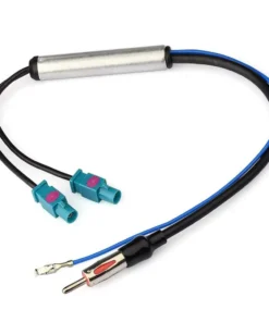 Car Radio Adaptor Antenna Audio Cable Male Dual Fakra Din Aerial Antenna Adaptor
