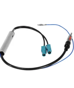 Alternative view of Car Radio Adaptor Antenna Audio Cable Male Dual Fakra Din Aerial Antenna Adaptor