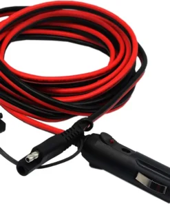 Alternative view of Cigarette Lighter Plug to Waterproof SAE Battery Charger Cable
