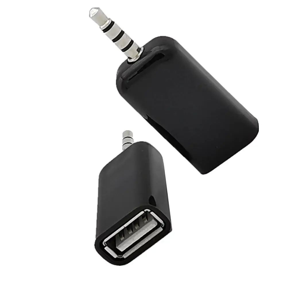 DC 3.5mm Male Audio Jack to USB 2.0 Type a Female Converter Adapter Cable - Image 3