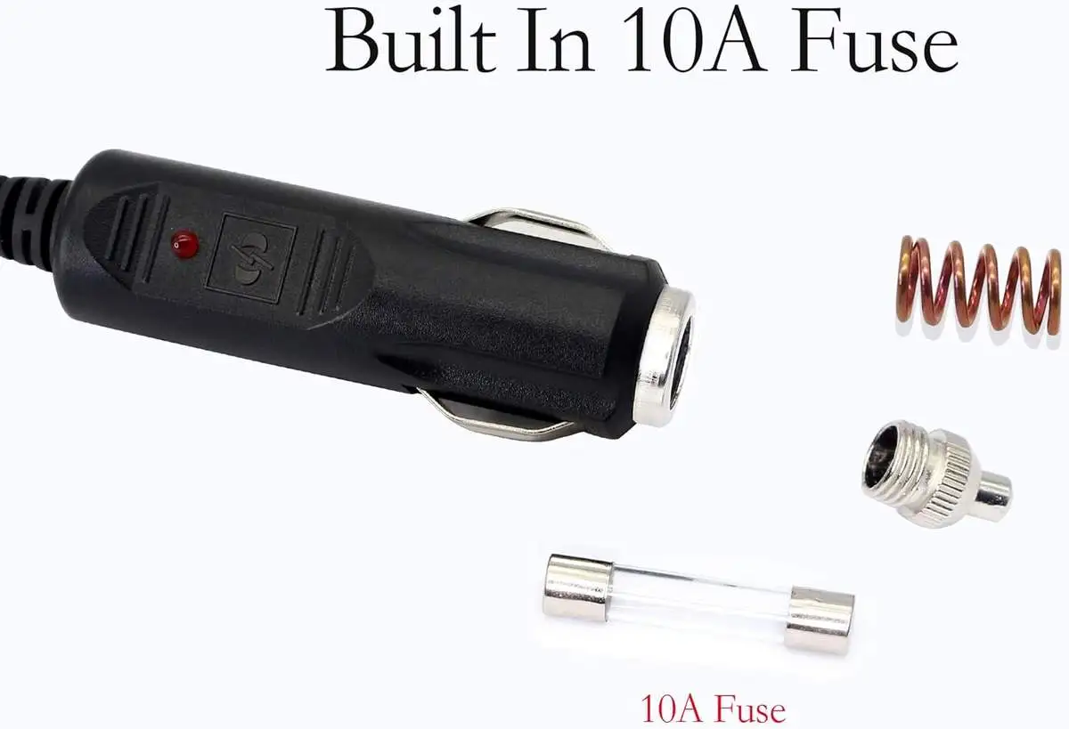 DC 5.5mm*2.1mm to Car Cigarette Lighter Male Plug Charger Auto Power Supply Cable - Image 5