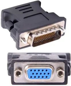 Dual Monitor System 59 Pin DMS59 Male to 15Pin VGA RGB Female Extension Adapter