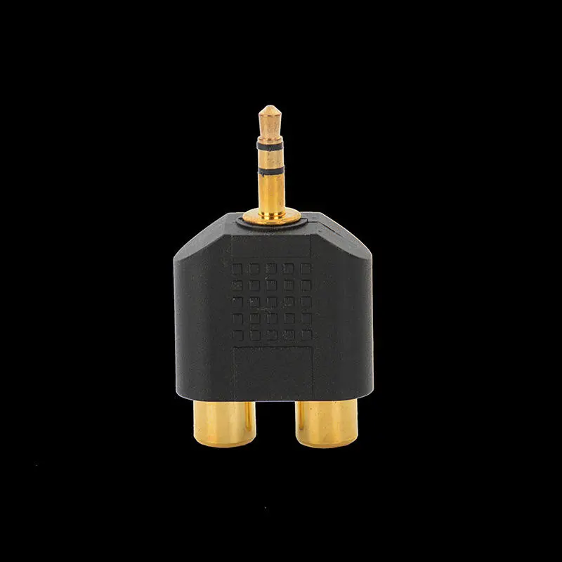 Gold Plated 3.5mm Stereo to 2-RCA Male to Female Adapter - Image 4