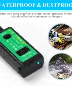 Alternative view of Motorcycle Phone Charger 4.8A With Voltmeter ON/Off Switch