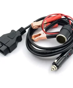 Alternative view of OBD II Vehicle ECU Emergency Power Supply Cable Memory Saver