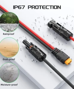 Alternative view of Power Solar to XT60 Charge Extension Cable 12AWG