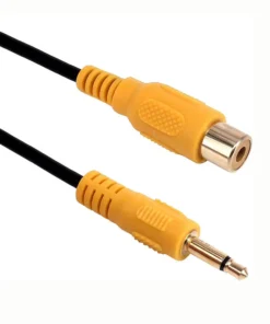 Alternative view of RCA Audio Video Female to 3.5mm Mono Male Cable