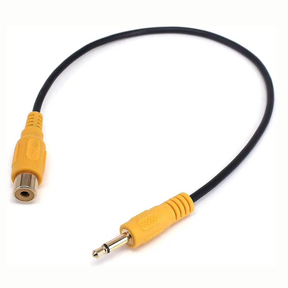 RCA Audio Video Female to 3.5mm Mono Male Cable