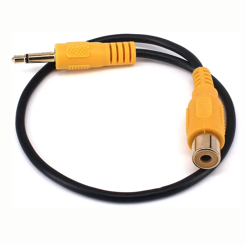 RCA Audio Video Female to 3.5mm Mono Male Cable - Image 4