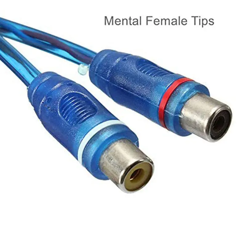 RCA Y Splitter, RCA 1 Male to 2 Female Stereo Audio Cable - Image 4