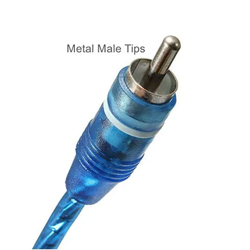 RCA Y Splitter, RCA 1 Male to 2 Female Stereo Audio Cable - Image 2