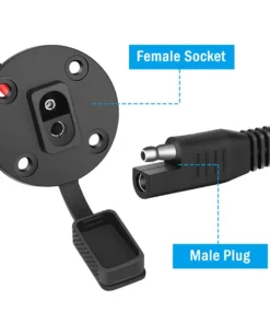 Alternative view of SAE Connector Power Socket Sidewall Port