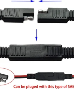 Alternative view of SAE Extension Cable, 18AWG SAE to SAE Connector Quick Disconnect Wire Harness