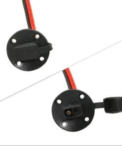 Alternative view of SAE Socket Solar Weatherproof Sidewall Port DIY Cord