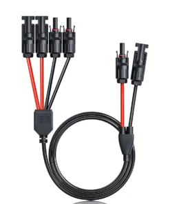 Solar 2-in-1 Y Branch Connectors Cable Solar Panel Wire Splitter