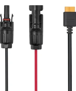 Solar Charge Cable, Solar Connector to XT60 Adapter Connector Connect Solar Panel